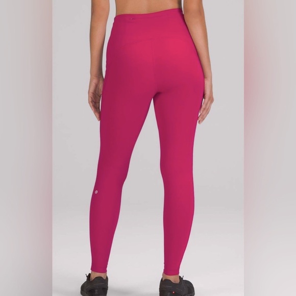 Lululemon Swift Speed High Rise Leggings 27” Size 20 Pink Magenta - Picture 14 of 16